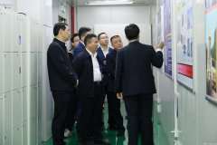 宜春市电子信息产业链招商小分队莅临贵阳吴俊网络品牌策划有限公司参观调研